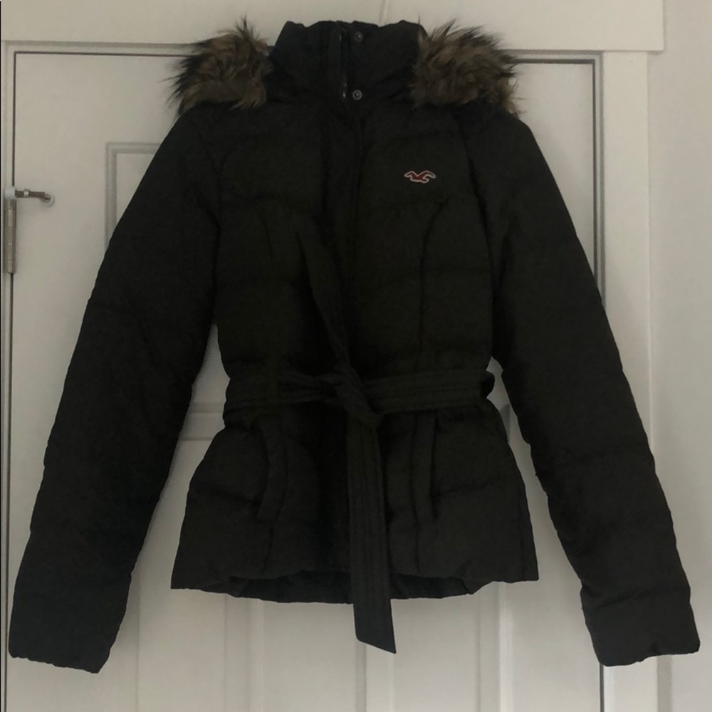 Hollister Down Puffer Belted Parka